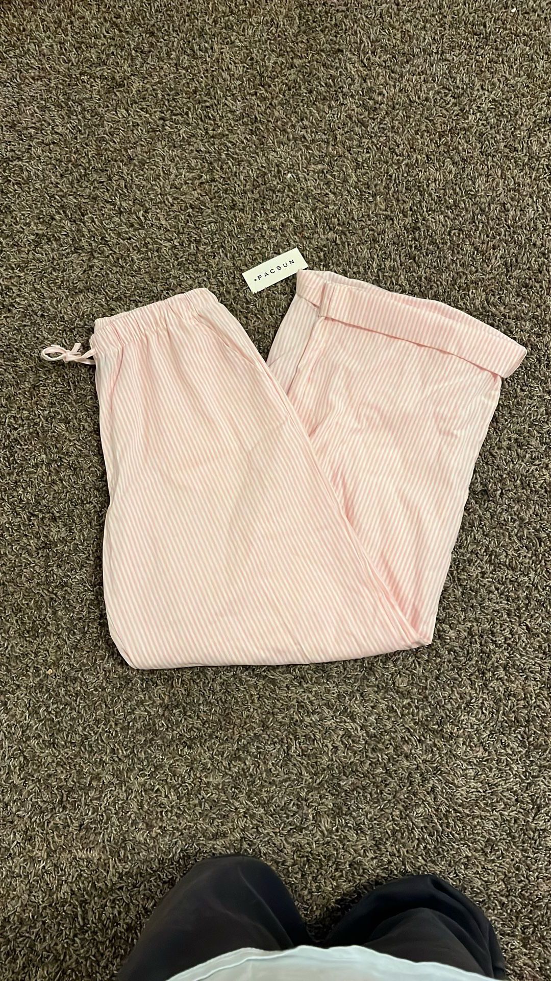 Brand New Pacsun Pink And White Striped Pants