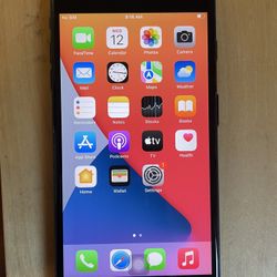 Apple iPhone 7+ plus unlocked 32GB black No touch id or home button