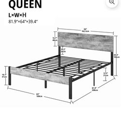 Queen Bed new in box $200