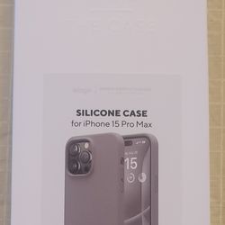 elago Compatible with iPhone 15 Pro Max Case, Liquid Silicone Case, Full Body Protective Cover, Shockproof, Slim Phone Case, Anti-Scratch Soft Microfi