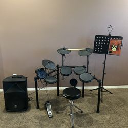 Electronic drum set With speaker And Accessories