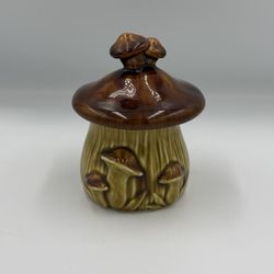 MCM Mushroom Ceramic Sugar Canister 
