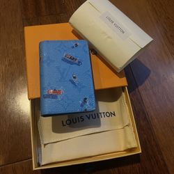 Blue Lagoon Seasonal Monogram LV Pocket Organizer