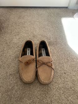 Minnetonka Suede Moccasin Slippers