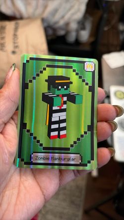 McDonald's Zombie Hamburglar Holo Trading Card