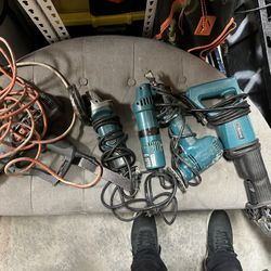 Makita tool set plus senco drill gun