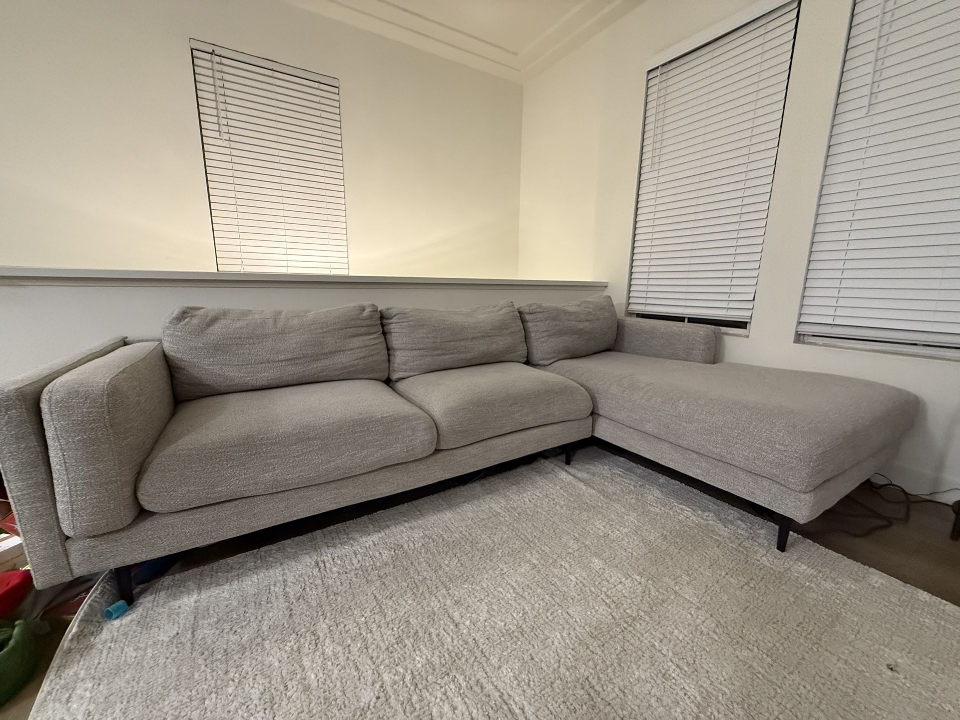 Gray Living Spaces Couch