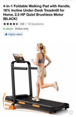 Foldable walking pad