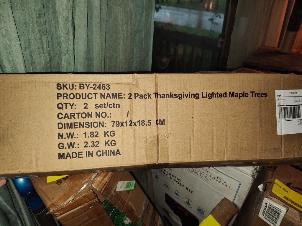 Artificial Lighted Decor Maple Trees