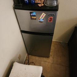 Mini fridge. More like JR fridge