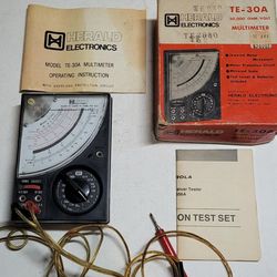 Herald Electronics TE-30A 30,000 OHM/VOLT Multimeter