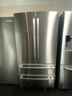 Stainless Steel 4-Door French Door Refrigerator