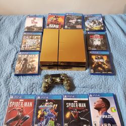 0 Games, all Cables & 1 Control Playstation 4 500GB $150! The PS4 1,000GB $175! Looking to Sell All Separately $15! Per Great Game & $10! Regular Game
