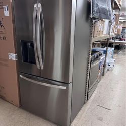 LG 22 cu. ft. 3-Door Smart French Door Refrigerator – Stainless Steel | NEW ✨