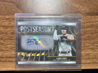 2021 Topps Luke Voit Auto Postseason 2020 6/30