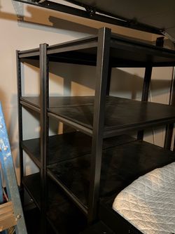 Two gorilla brand shelves