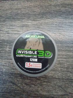 Akakuma Invisible 3D Nylon Fishing Line 120M