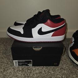 Jordan 1 SE Low Black Toe
