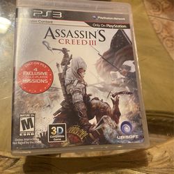 Assassins Creed 3 PS3