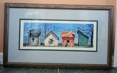 Nicely Matted, Framed And With Glass, Picture