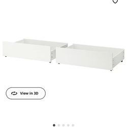 IKEA Malm Underbed Storage Drawers (Set Of 4)