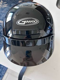 GMAX Black OPEN FACE HELMET (Excellent Condition)