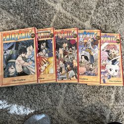 Fairy Tail Manga  Vol 44,46,47,50, And 51