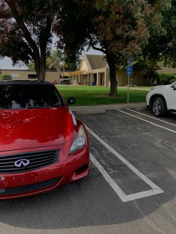 Infiniti Q60 Coupe Red