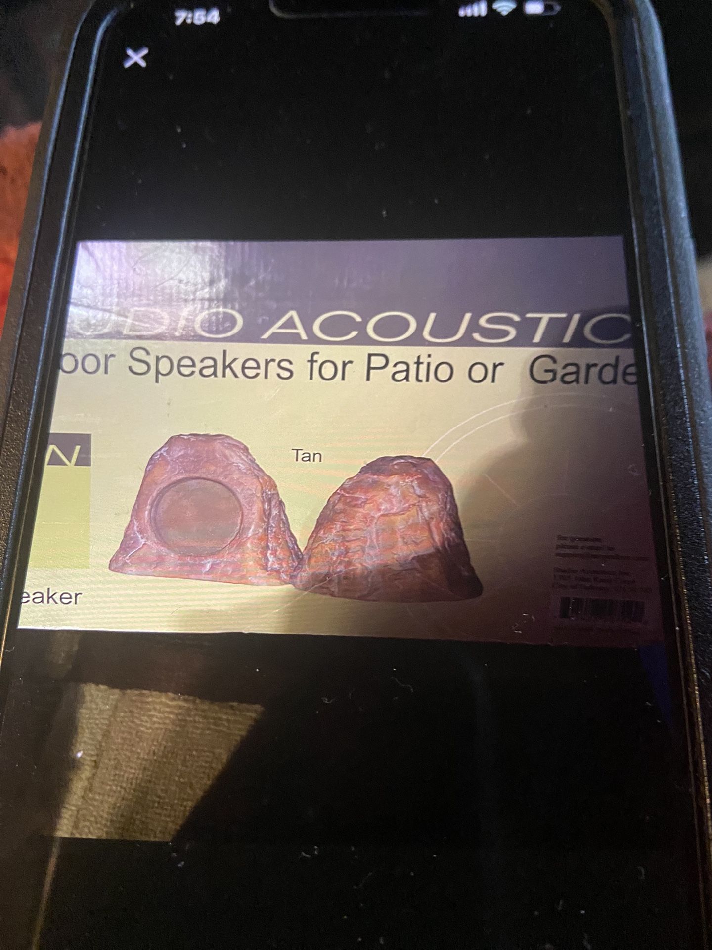 NIB studio Acoustics Outdoor Speakers For Garden/patio TAN COLOR