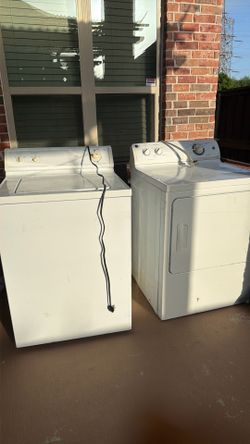 Washer and Dryer