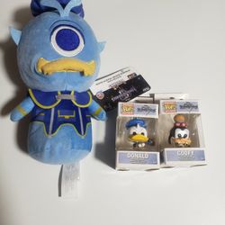 Funko Pocket Pop! Keychain Kingdom Hearts - Donald  N Goofy/ Plush