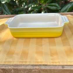 Le Creuset Yellow  Small Baking Dish 