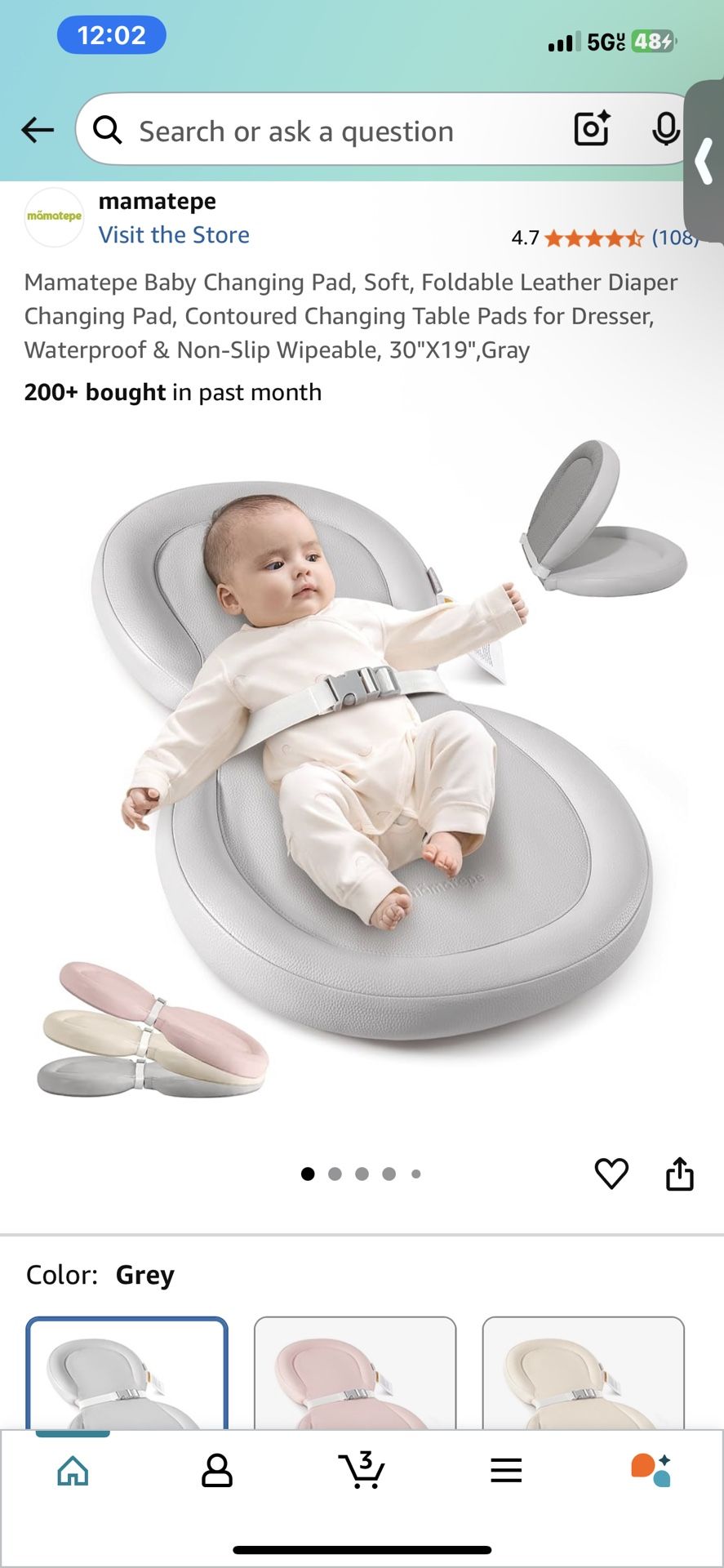 Baby Changing Pad Mamatepe