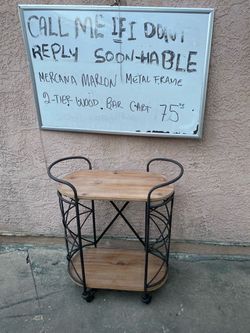 Vintage bar cart