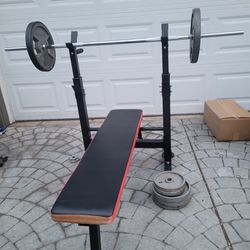 bench press n weights 💪