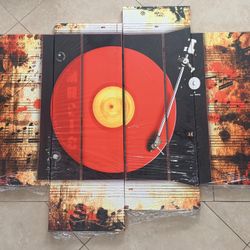 Brand New 4-Panel Musical Artwork – Sealed
