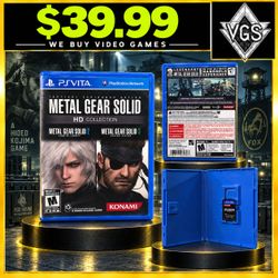 Metal Gear Solid HD Collection for Sony PlayStation Vita, published by Konami and developed by Bluepoint Games and Armature Studio. Released for PS Vi