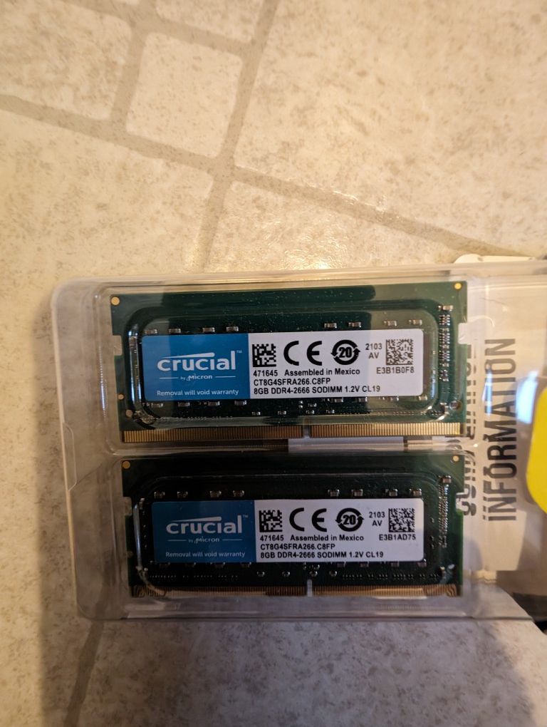 Crucial 16 GB Ram DDR4