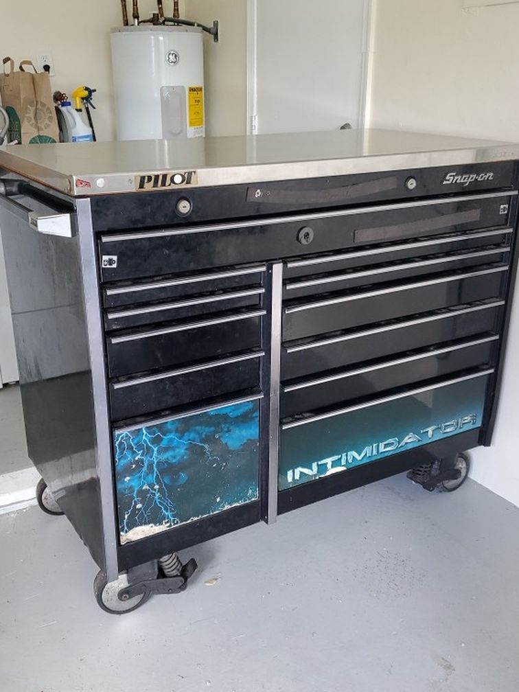 Snap-On Dale Earnhardt Intimidator Tool Box with Stainless Steel Top