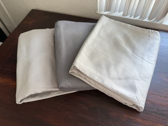 Queen Size Flat Sheets. Lot Of 3. New