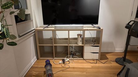 IKEA Kallax 2x4 natural bookcase