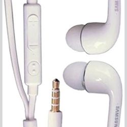 Samsung 3.5mm Hands-Free Earphones Mic Dual Earbuds Headphones