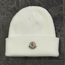 White Moncler Beanie