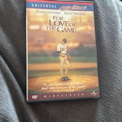 For love of the game DVD 