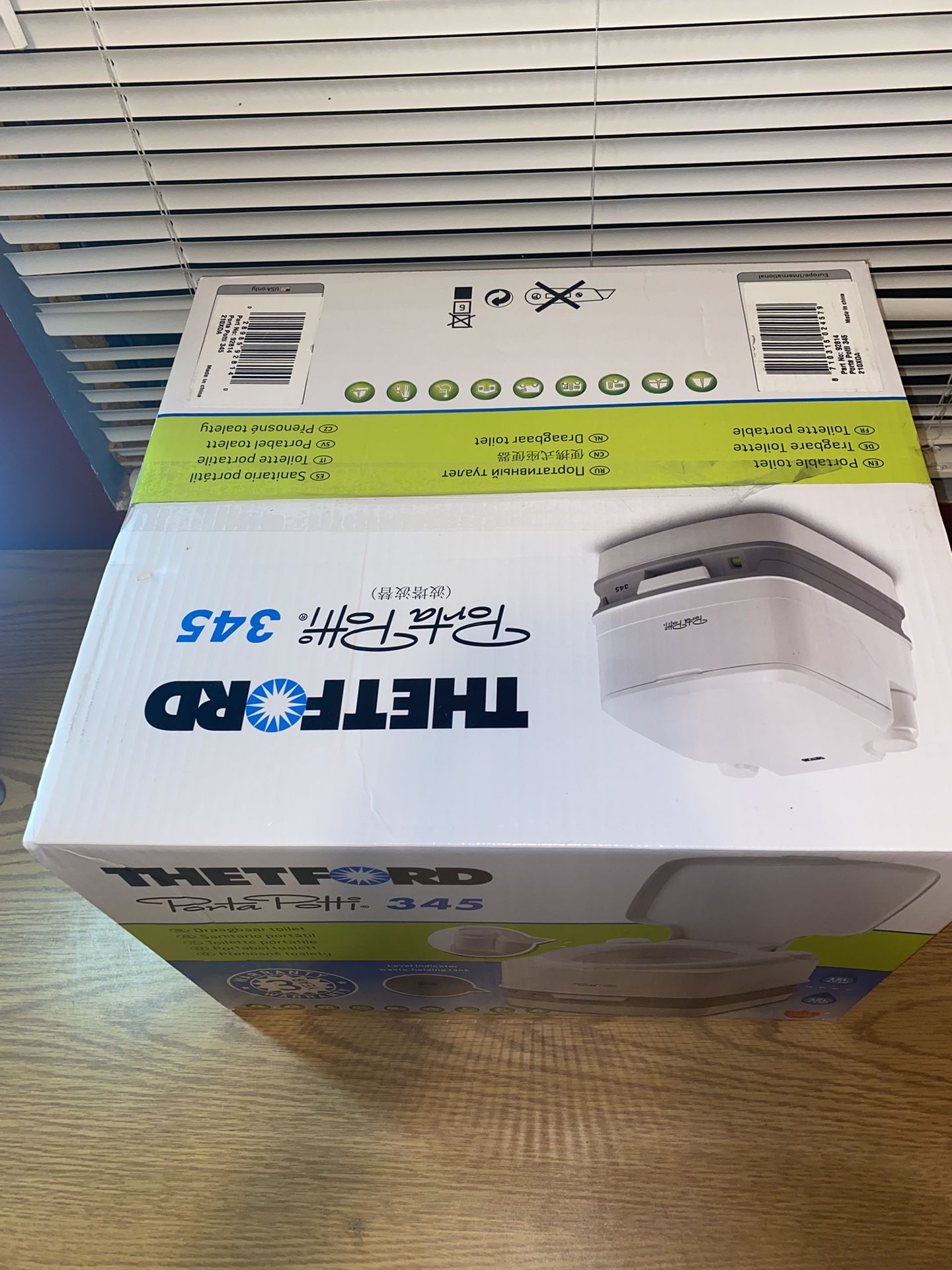 THETFORD Marine RV Porta Potti 135 NIB Camping Boating