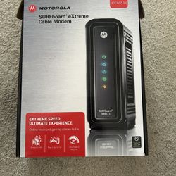 Motorola Surfboard extreme cable modem Docsis 3.0