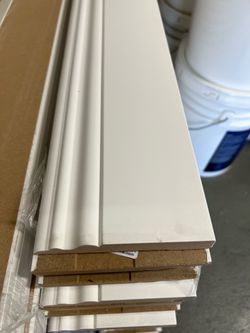Molduras 5’ inc $0.93 / MDF baseboard