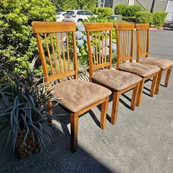 MARVELOUS Modern Solid Wood 4 Chairs 