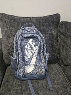 Blue nikey backpack
