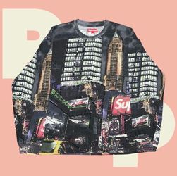 Supreme Skyline Sequin L/S Top (Large)